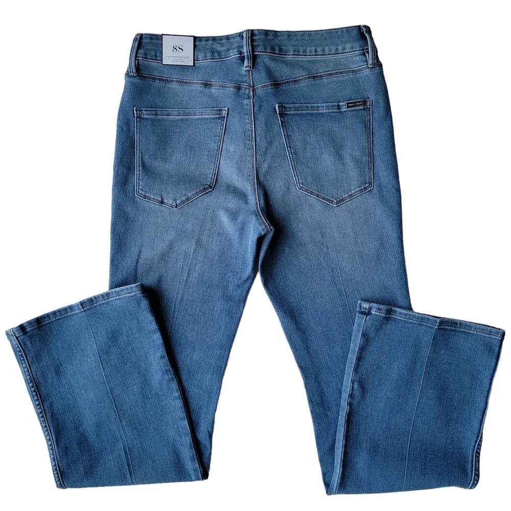 WHBM High-Rise Everyday Soft Denim Skinny Flare Jeans Color Hawthorn Vintage - Picture 3 of 12